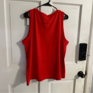 Red Sleeveless Women's Top